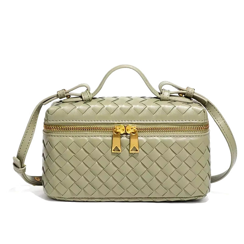 Geflochtene Handtasche aus Veganem Leder – Elegant & Vielseitig für Jeden Anlass