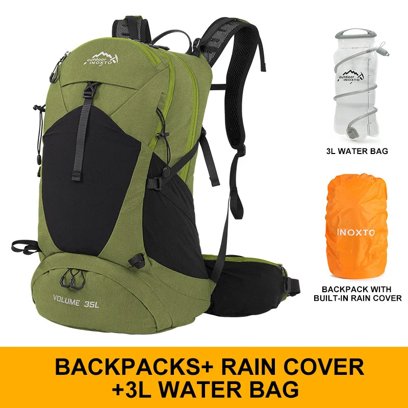 Bergsteigerrucksack 35 Liter – Regenhülle & Trinksystem-Option