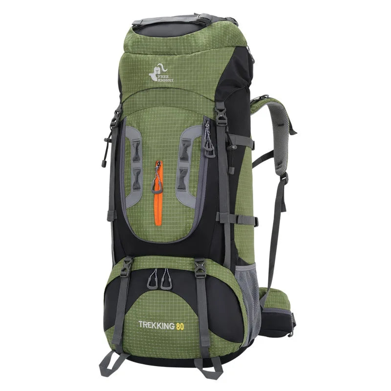 Trekkingrucksack 80L Expeditionslord – 3D-Lüftung & Schuhfach