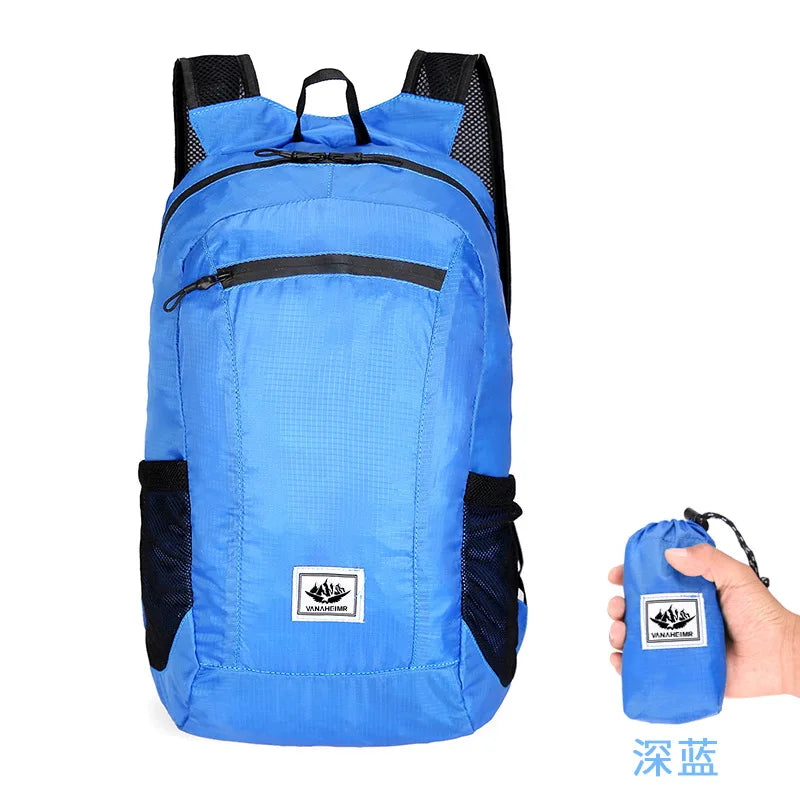 Faltbarer Rucksack 18L – Ultraleicht & Wasserdicht für Outdoor