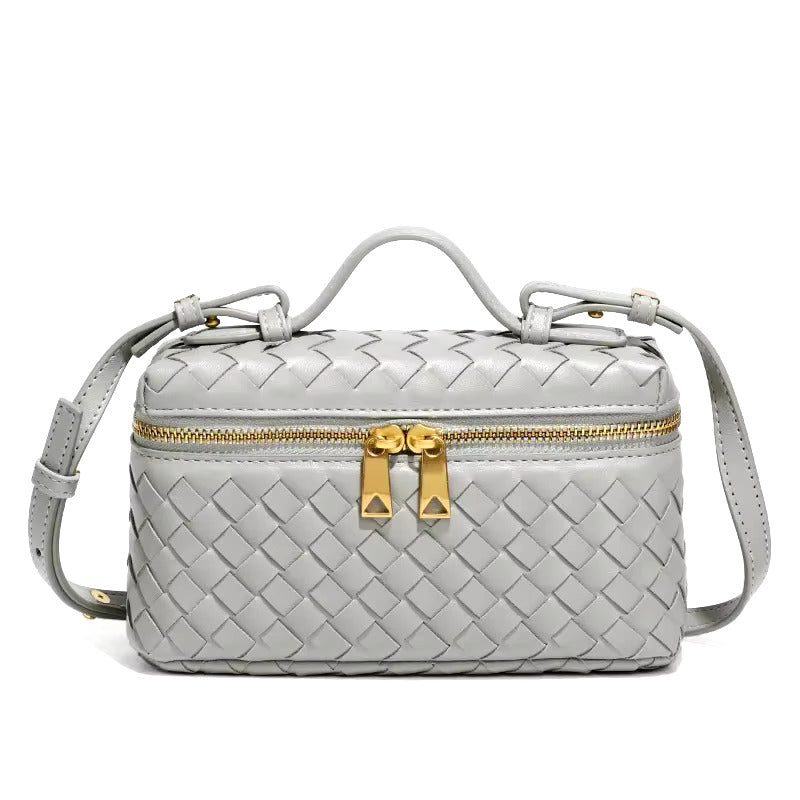 Geflochtene Handtasche aus Veganem Leder – Elegant & Vielseitig für Jeden Anlass