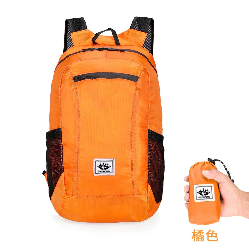 Faltbarer Rucksack 18L – Ultraleicht & Wasserdicht für Outdoor