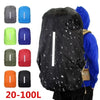 Regenschutz Rucksack 20-100L – Reflektierender Regenüberzug Wasserdicht für Fahrrad, Wandern & Camping