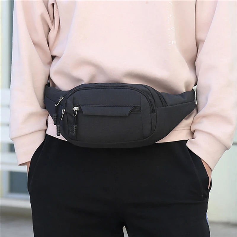 Bauchtasche Canvas – wasserabweisend & sportlich