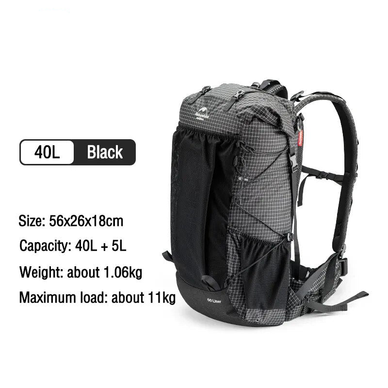 Wanderrucksack 60+5L – Ergonomisch & Wasserdicht