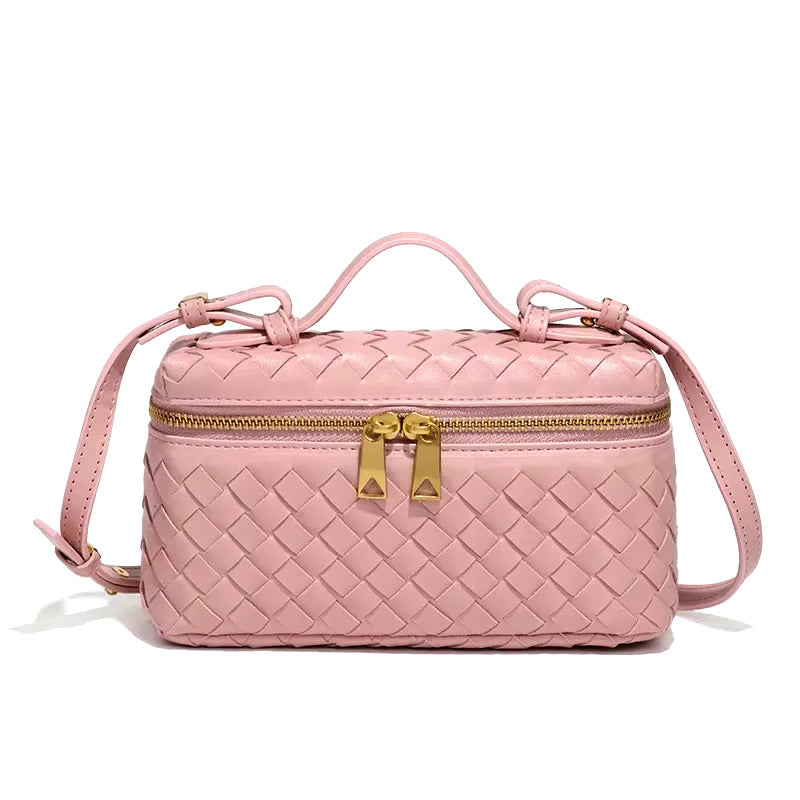 Geflochtene Handtasche aus Veganem Leder – Elegant & Vielseitig für Jeden Anlass
