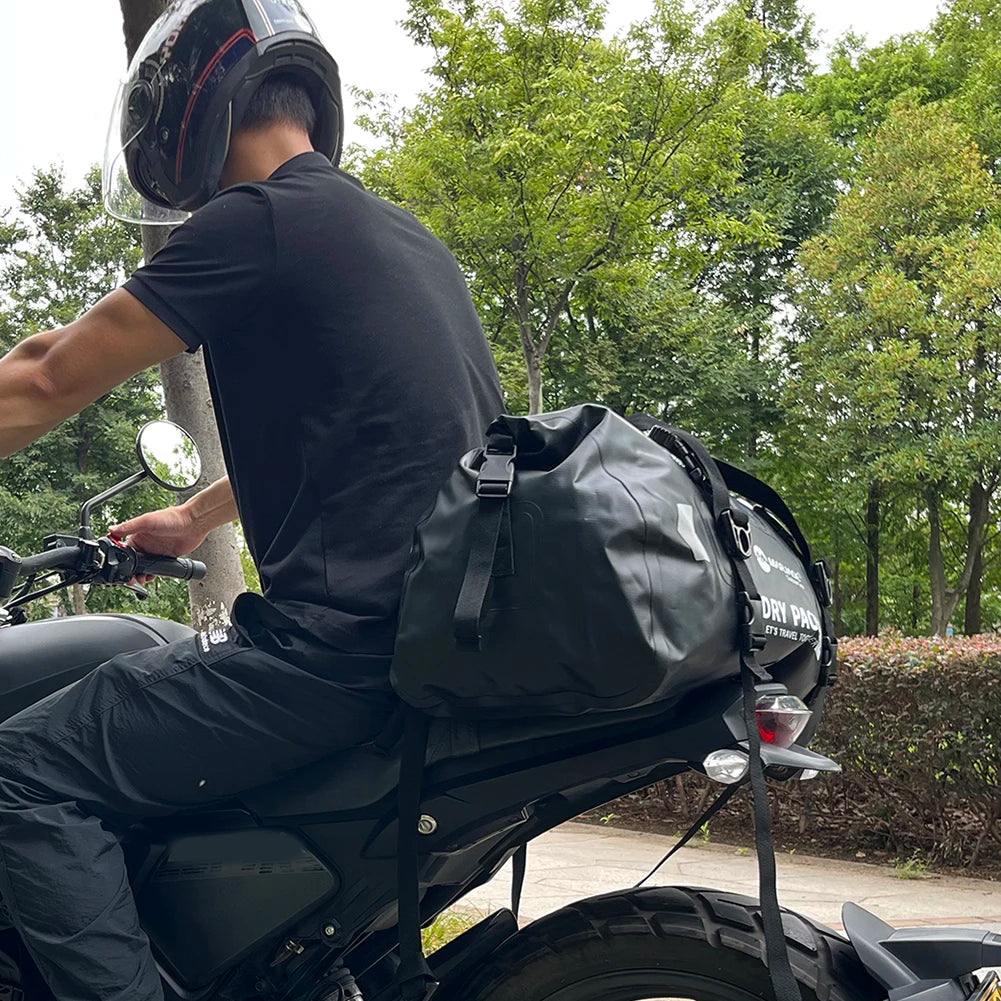Motorradgepäcktasche wasserdicht 50L/80L – IPX6 Motorradhecktasche