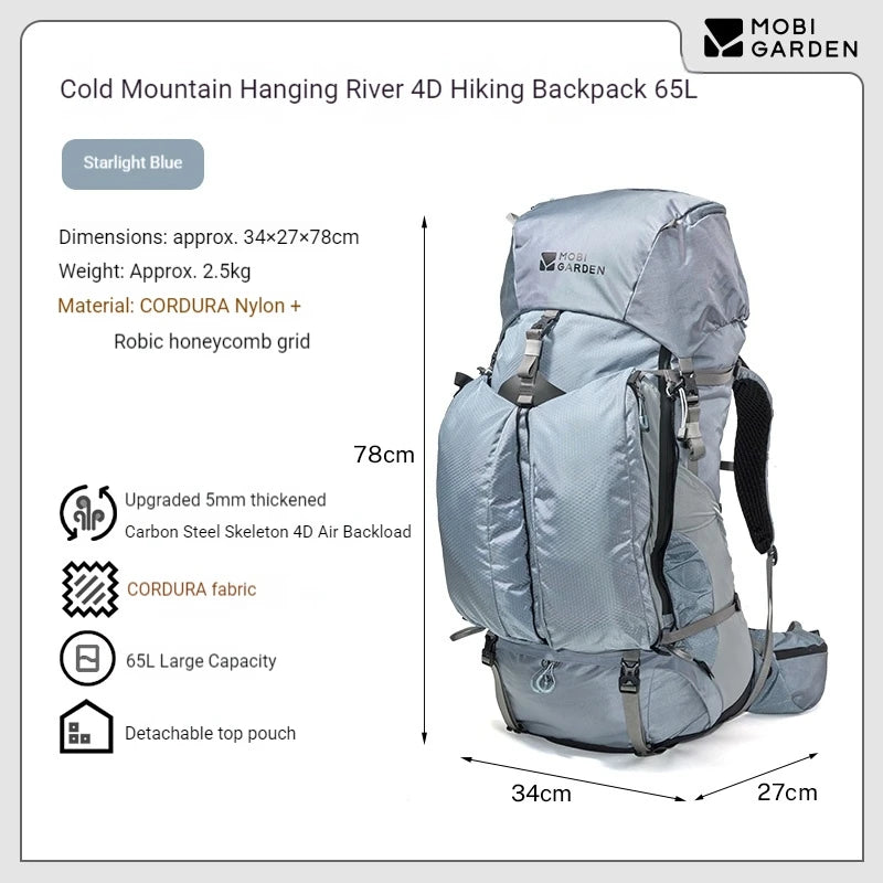 Trekkingrucksack 65L Gipfelkönig – Wasserdicht & robust