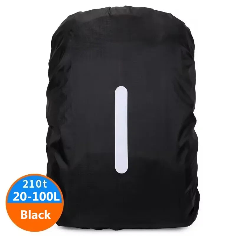 Regenschutz Rucksack 20-100L – Reflektierender Regenüberzug Wasserdicht für Fahrrad, Wandern & Camping