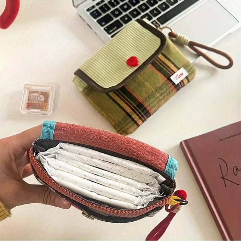 Kosmetiktasche mit Fächern – Reise-Organizer mehrfarbig