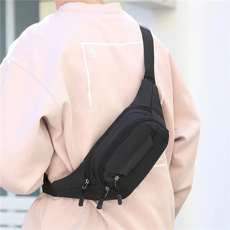 Bauchtasche Canvas – wasserabweisend & sportlich