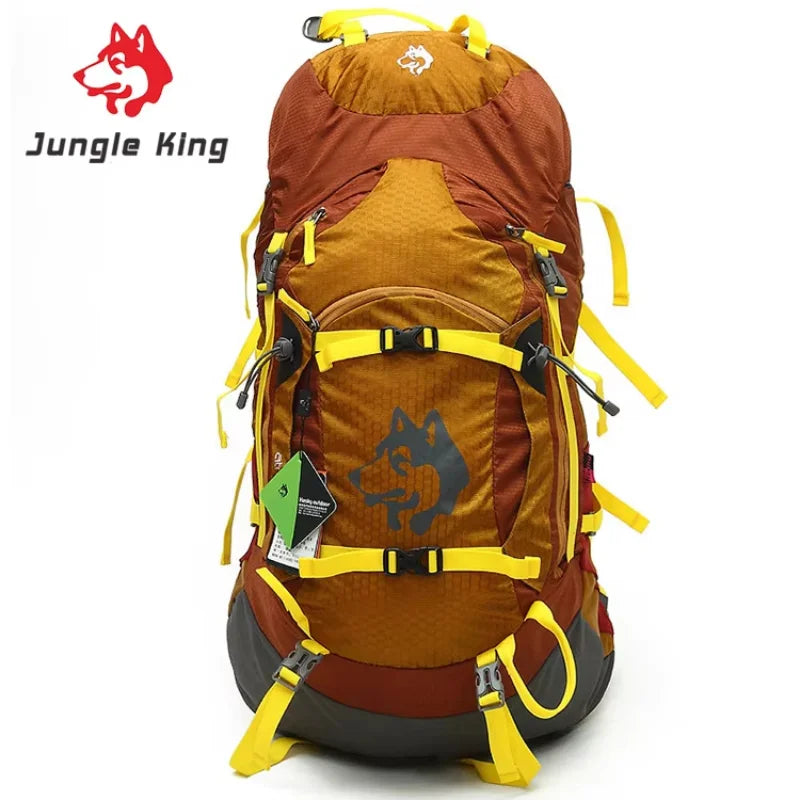 Wanderrucksack 55L Wolfspfad – Reißfest mit Regenhülle