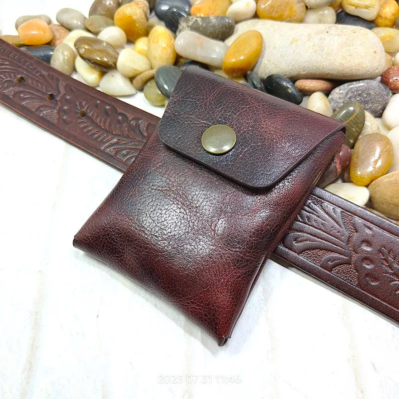 Gürteltasche Leder Mini – Geldbörse & Schlüsseletui