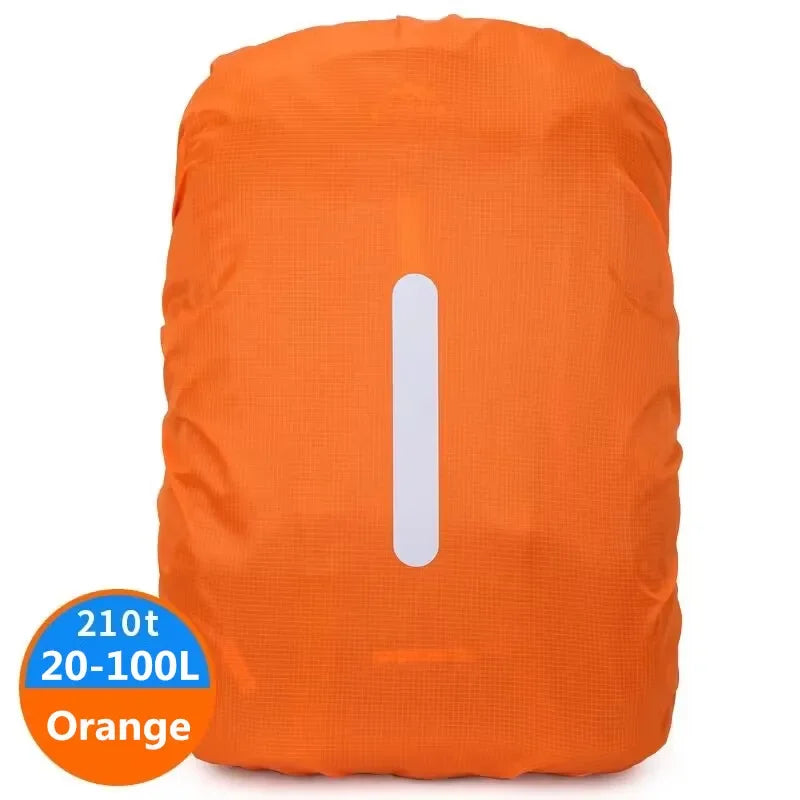 Regenschutz Rucksack 20-100L – Reflektierender Regenüberzug Wasserdicht für Fahrrad, Wandern & Camping