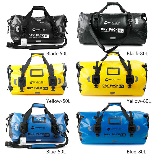 Motorradgepäcktasche wasserdicht 50L/80L – IPX6 Motorradhecktasche