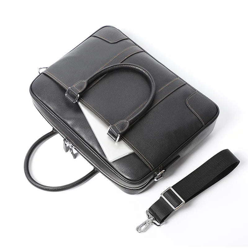 Aktentasche Herren Leder – Business Laptoptasche braun
