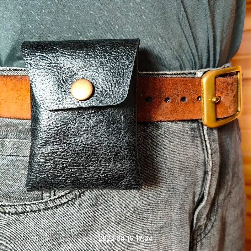 Gürteltasche Leder Mini – Geldbörse & Schlüsseletui
