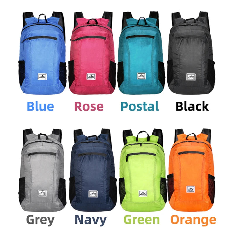 Faltbarer Rucksack 18L – Ultraleicht & Wasserdicht für Outdoor