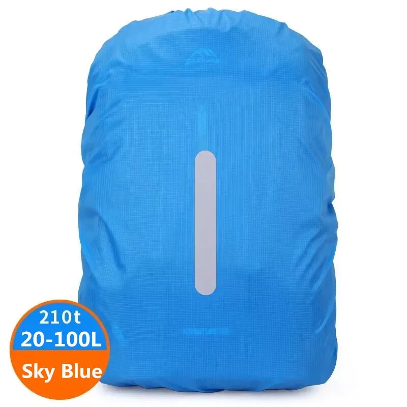Regenschutz Rucksack 20-100L – Reflektierender Regenüberzug Wasserdicht für Fahrrad, Wandern & Camping