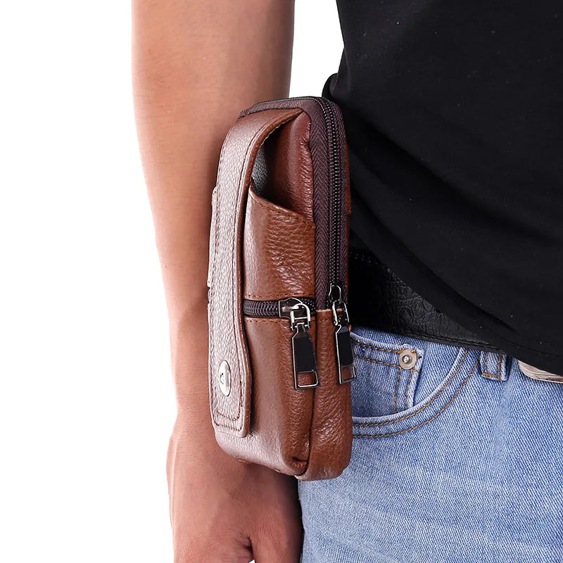 Leder-Gürteltasche Herren – Multifunktional & Geräumig