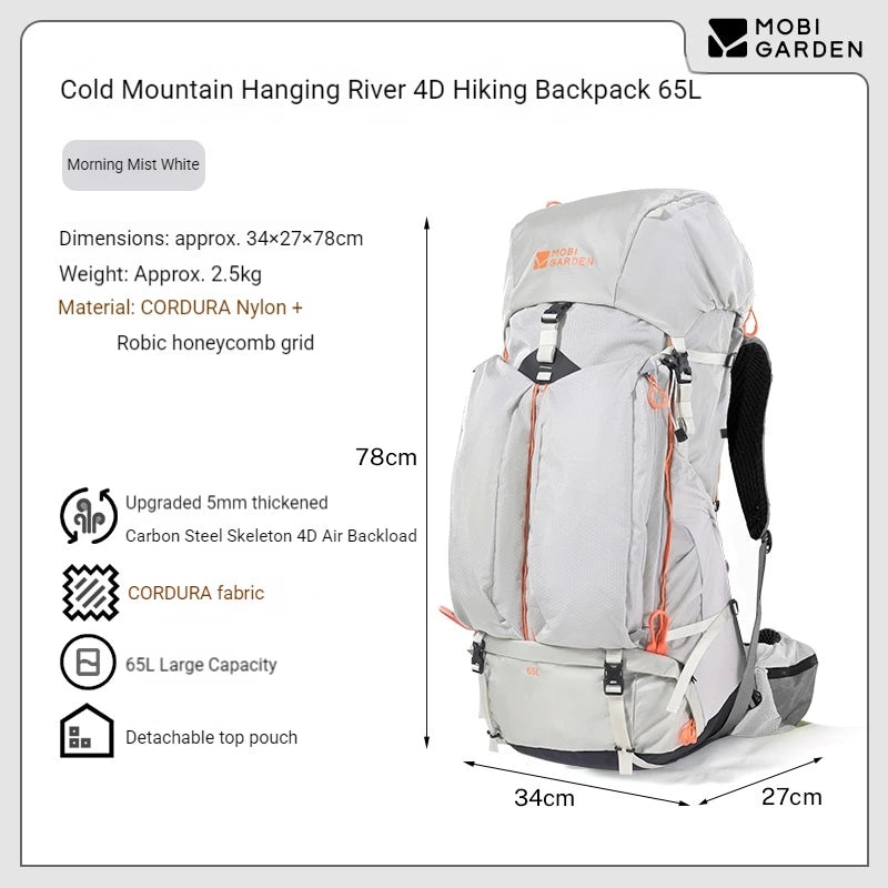 Trekkingrucksack 65L Gipfelkönig – Wasserdicht & robust