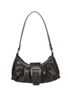 Hobo Bag aus Vintage Kunstleder – Mit Verstellbarem Schulterriemen