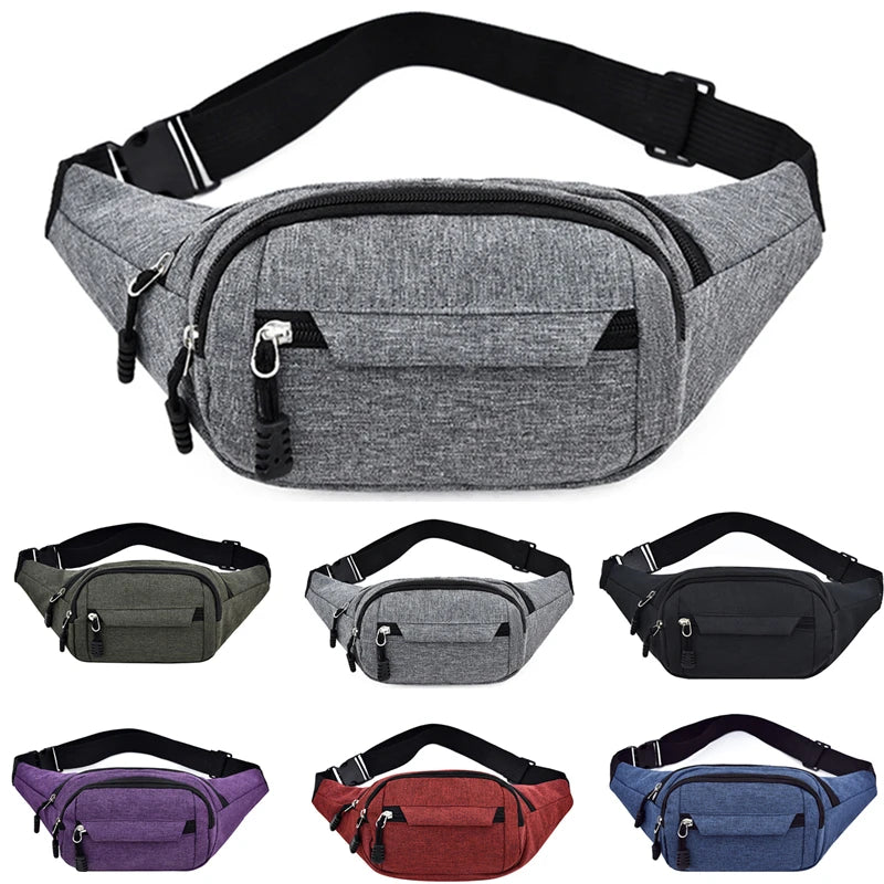 Bauchtasche Canvas – wasserabweisend & sportlich