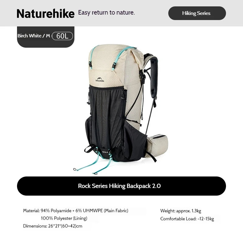 Ultraleichter Wanderrucksack Birkengeist – 30/45/60L