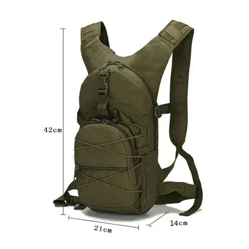 Ultraleichter Wanderrucksack im Armee-Stil 15L mit Molle