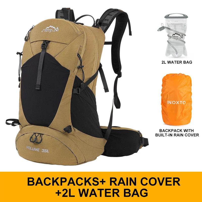 Bergsteigerrucksack 35 Liter – Regenhülle & Trinksystem-Option