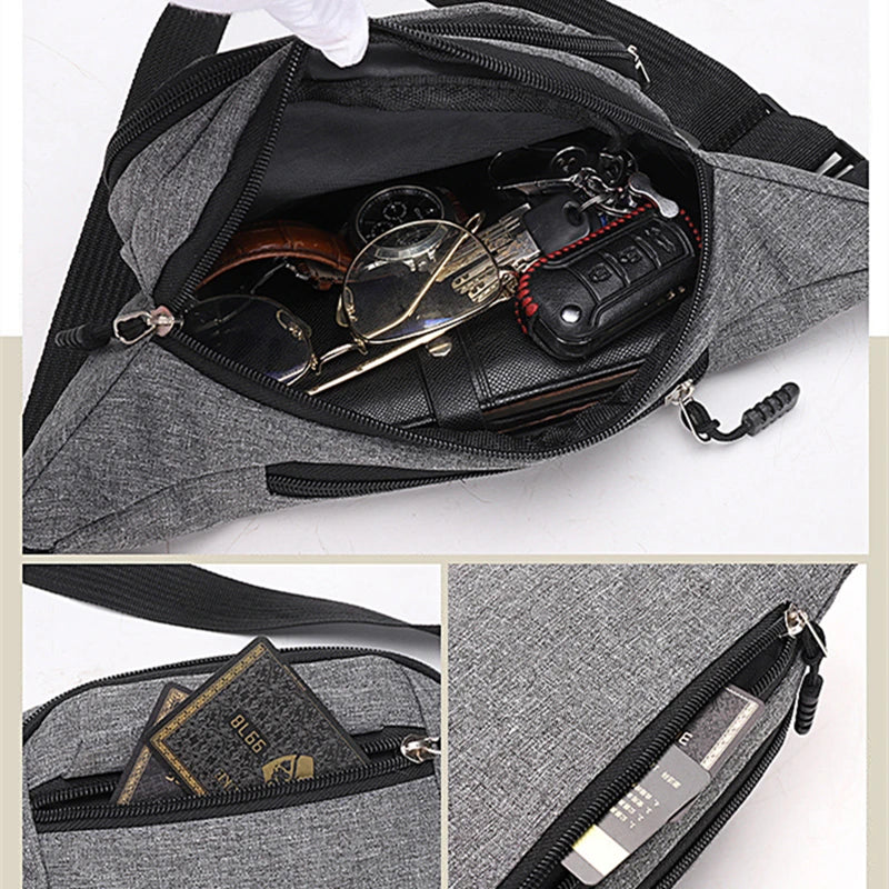Bauchtasche Canvas – wasserabweisend & sportlich