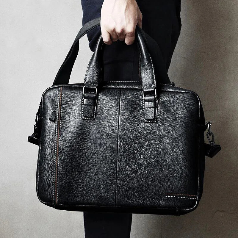 Aktentasche Herren Leder – Business Umhängetasche braun