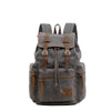 Canvas Rucksack Herren Damen – Vintage Daypack mit Laptopfach 14 Zoll
