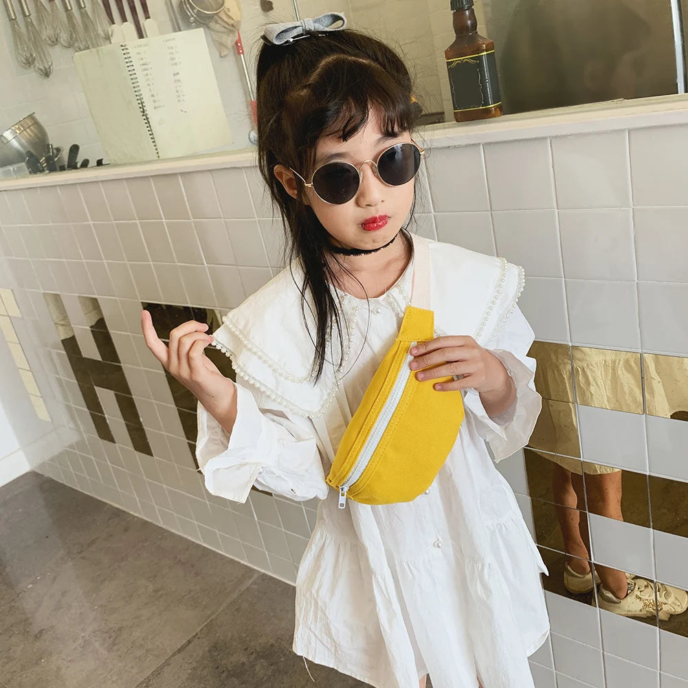 Bauchtasche Kinder Canvas – Leicht & Elegant für Mädchen