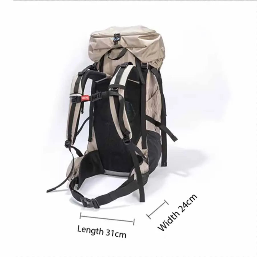 Wanderrucksack 50L Pfadfinder – Verstellbar, mit Regenhülle
