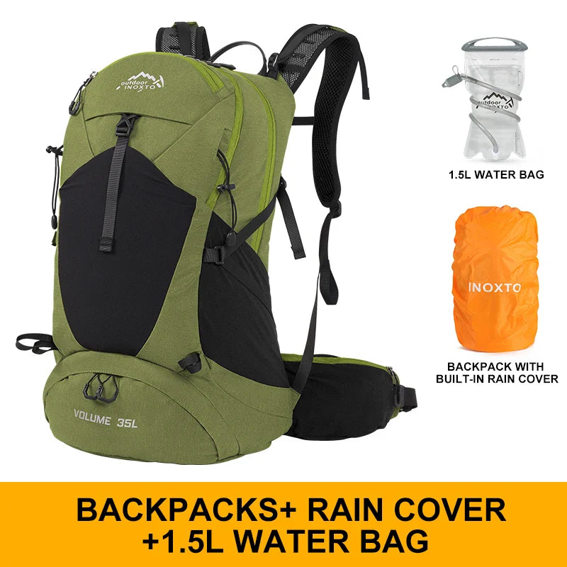 Bergsteigerrucksack 35 Liter – Regenhülle & Trinksystem-Option