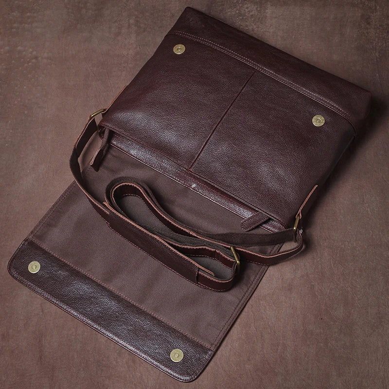 Aktentasche Leder Herren – Vintage Rindsleder braun