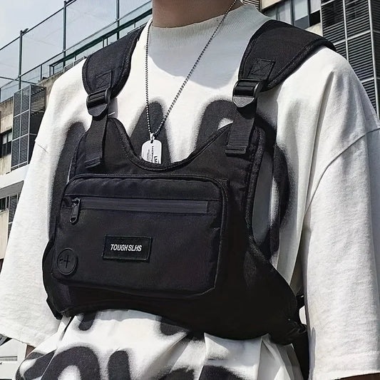 Taktische Brusttasche Streetwear – Hip Hop Vest Bag für Herren