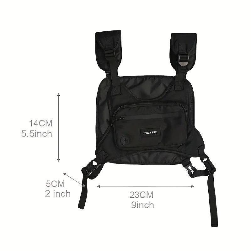 Taktische Brusttasche Streetwear – Hip Hop Vest Bag für Herren