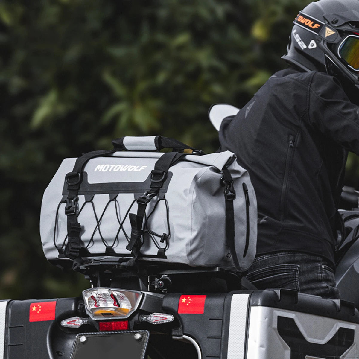 Motorradgepäcktasche wasserdicht – 40L/66L/90L Motorradhecktasche