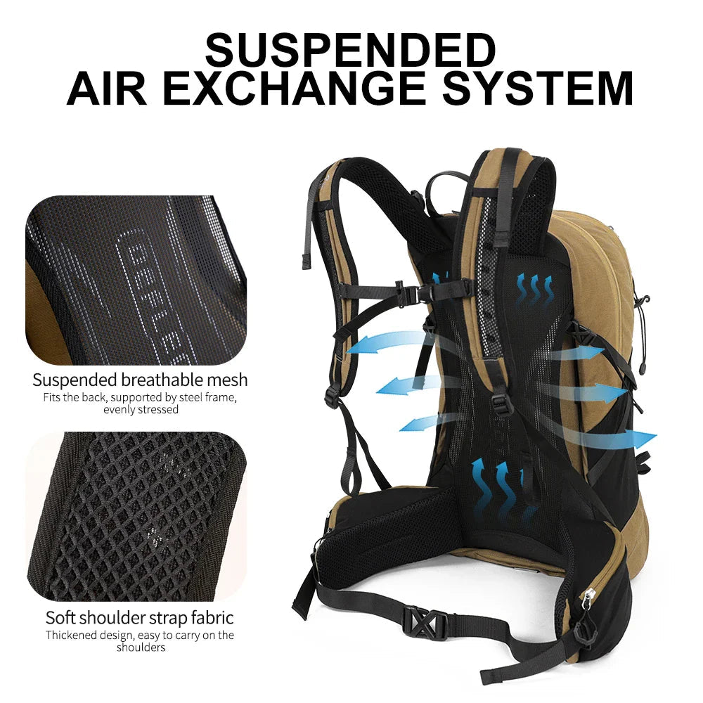 Bergsteigerrucksack 35 Liter – Regenhülle & Trinksystem-Option