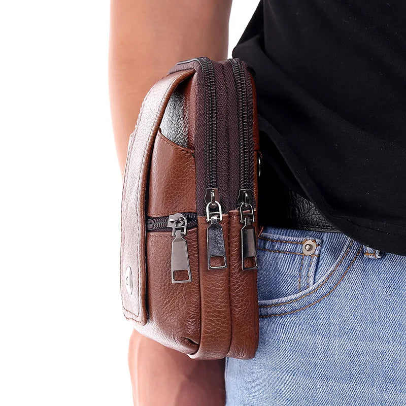 Leder-Gürteltasche Herren – Multifunktional & Geräumig
