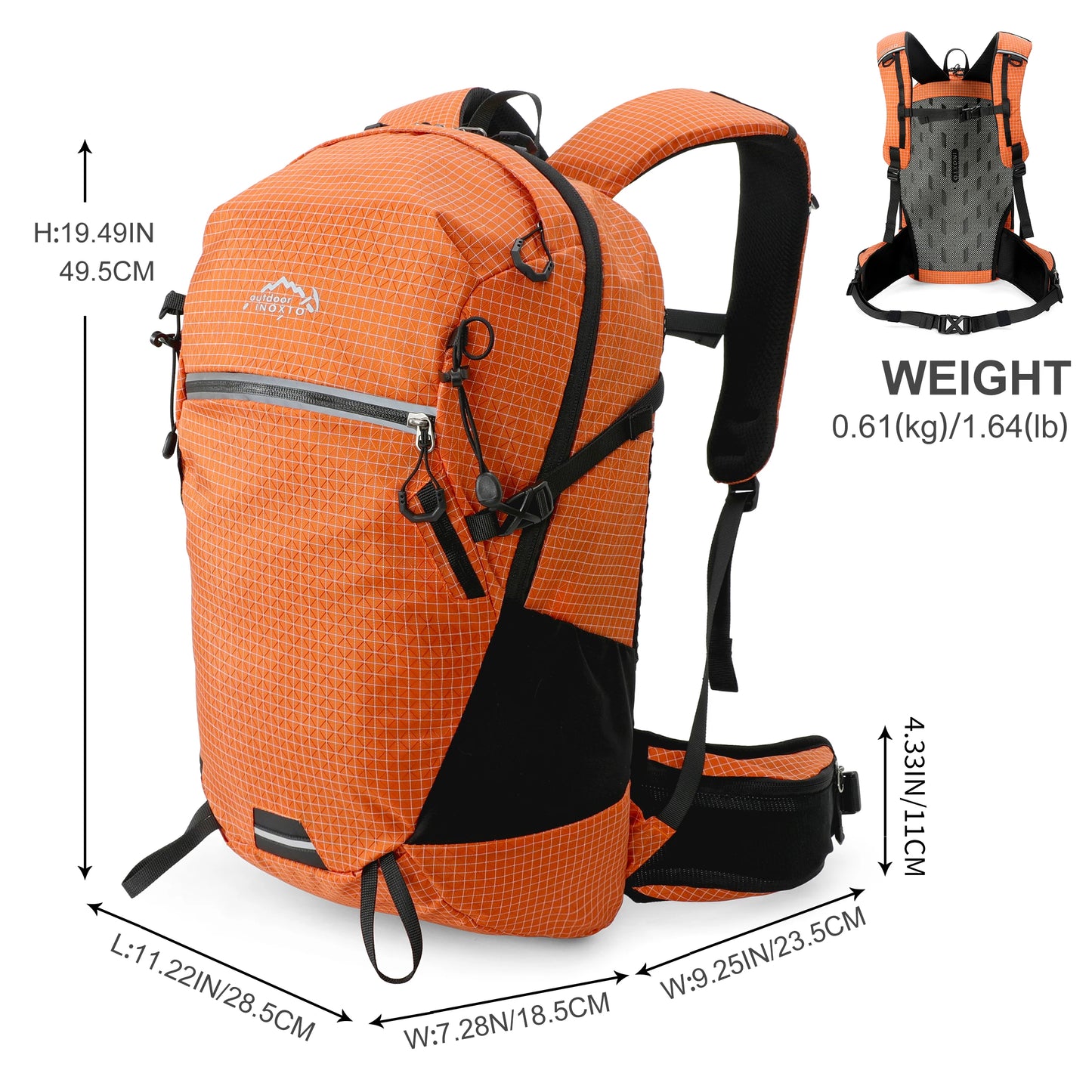 Trinkrucksack 25L wasserdicht – leicht, komfortabel & funktional