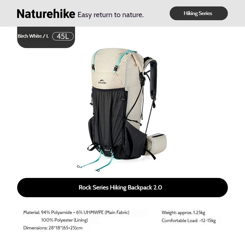 Ultraleichter Wanderrucksack Birkengeist – 30/45/60L