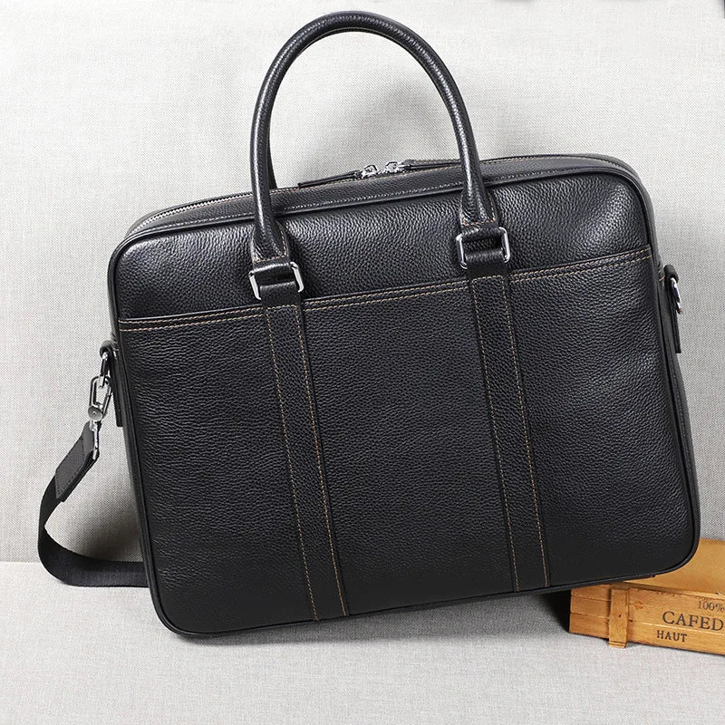 Aktentasche Herren Leder – Business Laptoptasche braun