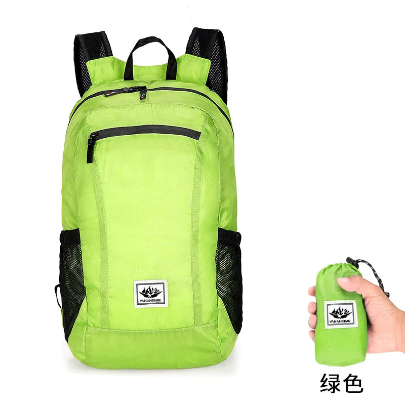 Faltbarer Rucksack 18L – Ultraleicht & Wasserdicht für Outdoor
