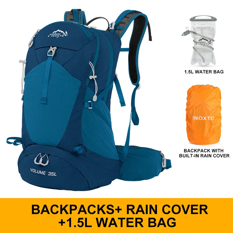Bergsteigerrucksack 35 Liter – Regenhülle & Trinksystem-Option