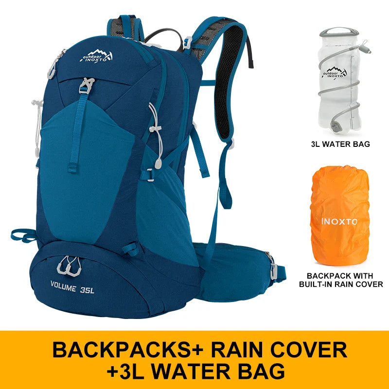 Bergsteigerrucksack 35 Liter – Regenhülle & Trinksystem-Option