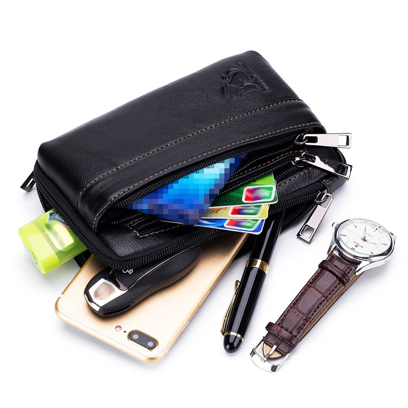 Gürteltasche Herren Leder – Multifunktional mit Haken