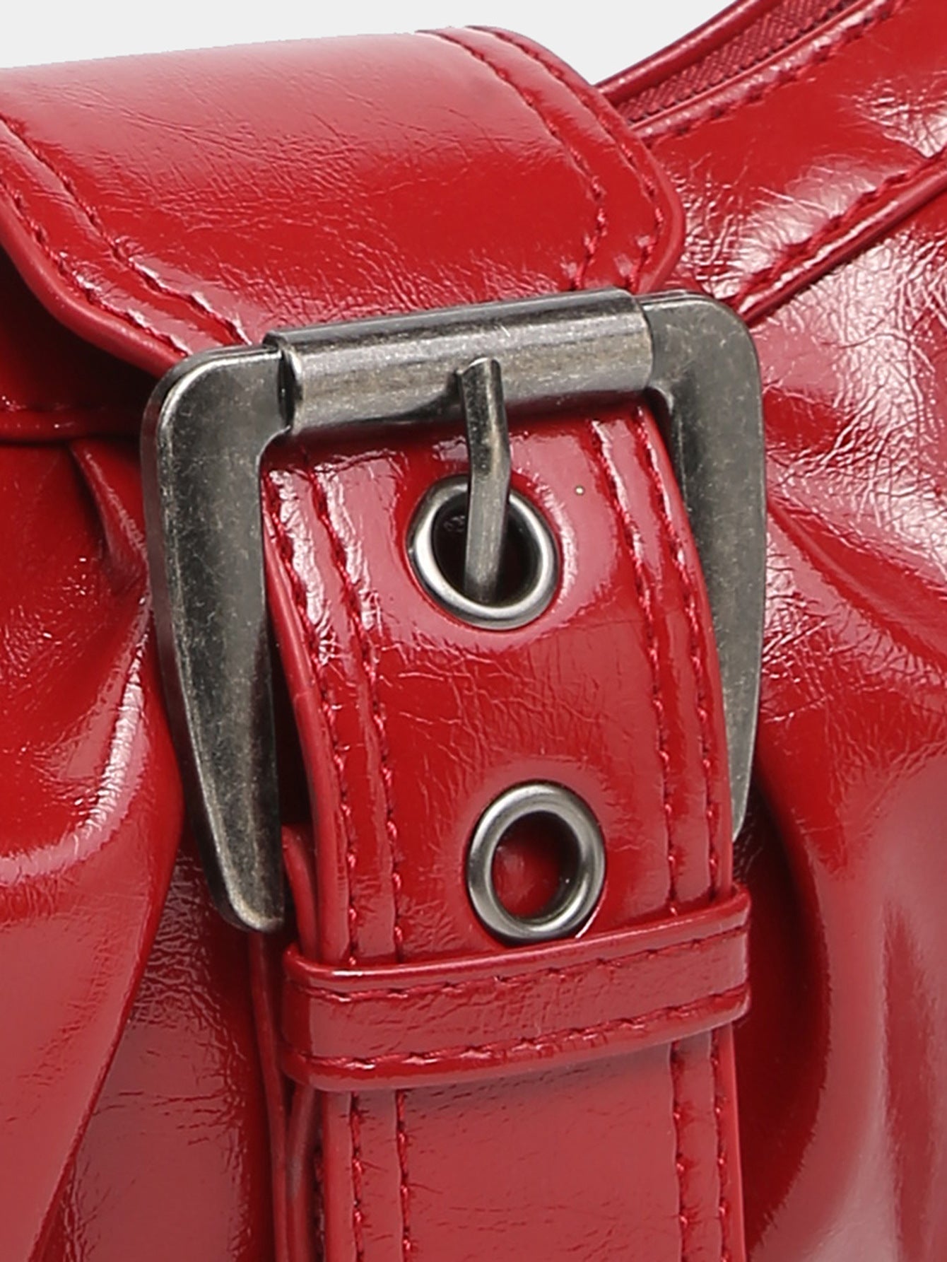 Hobo Bag aus Vintage Kunstleder – Mit Verstellbarem Schulterriemen